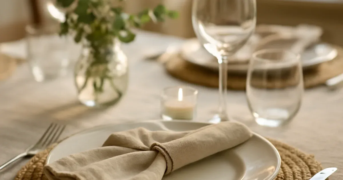 Dressage de table
