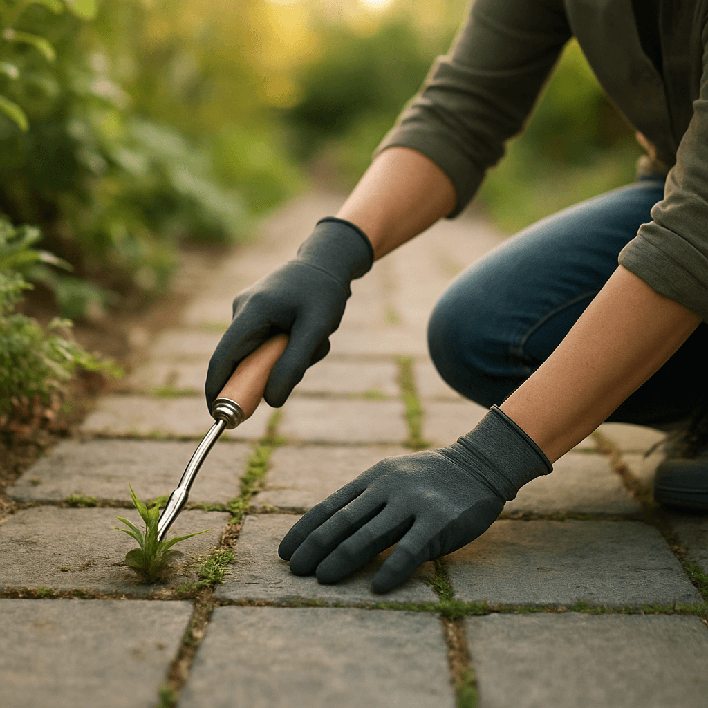 Désherber entre les dalles : 7 astuces faciles et durables