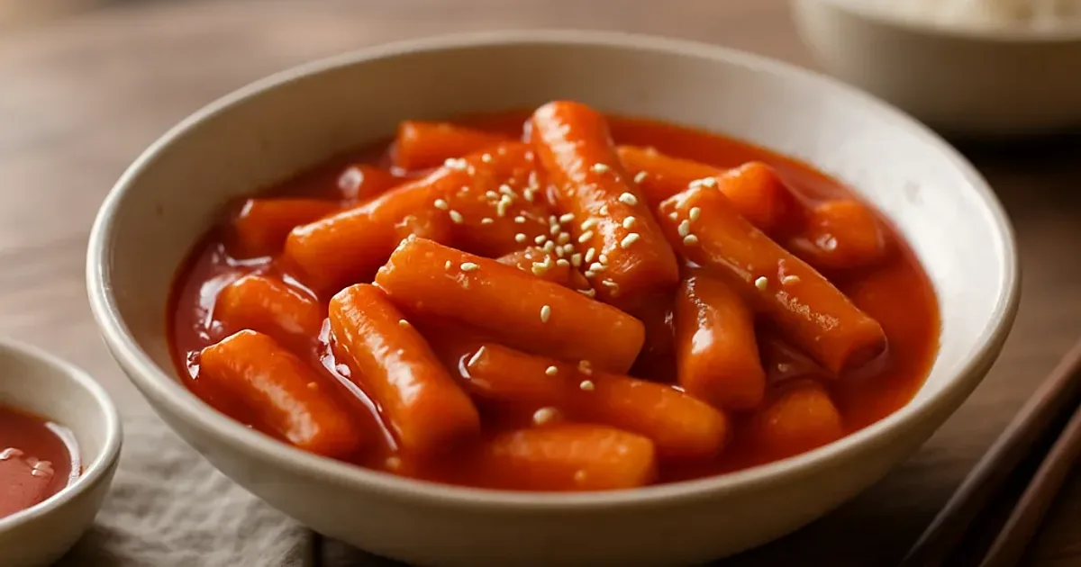 Tteokbokki maison : sauce douce ou épicée, texture parfaite