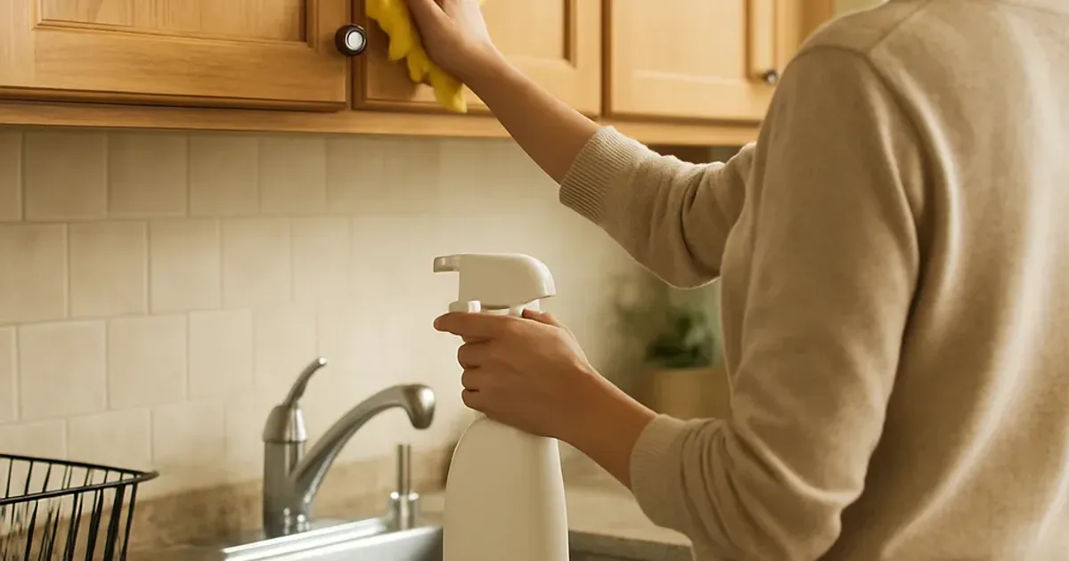 Dégraisser les meubles de cuisine sans les abîmer