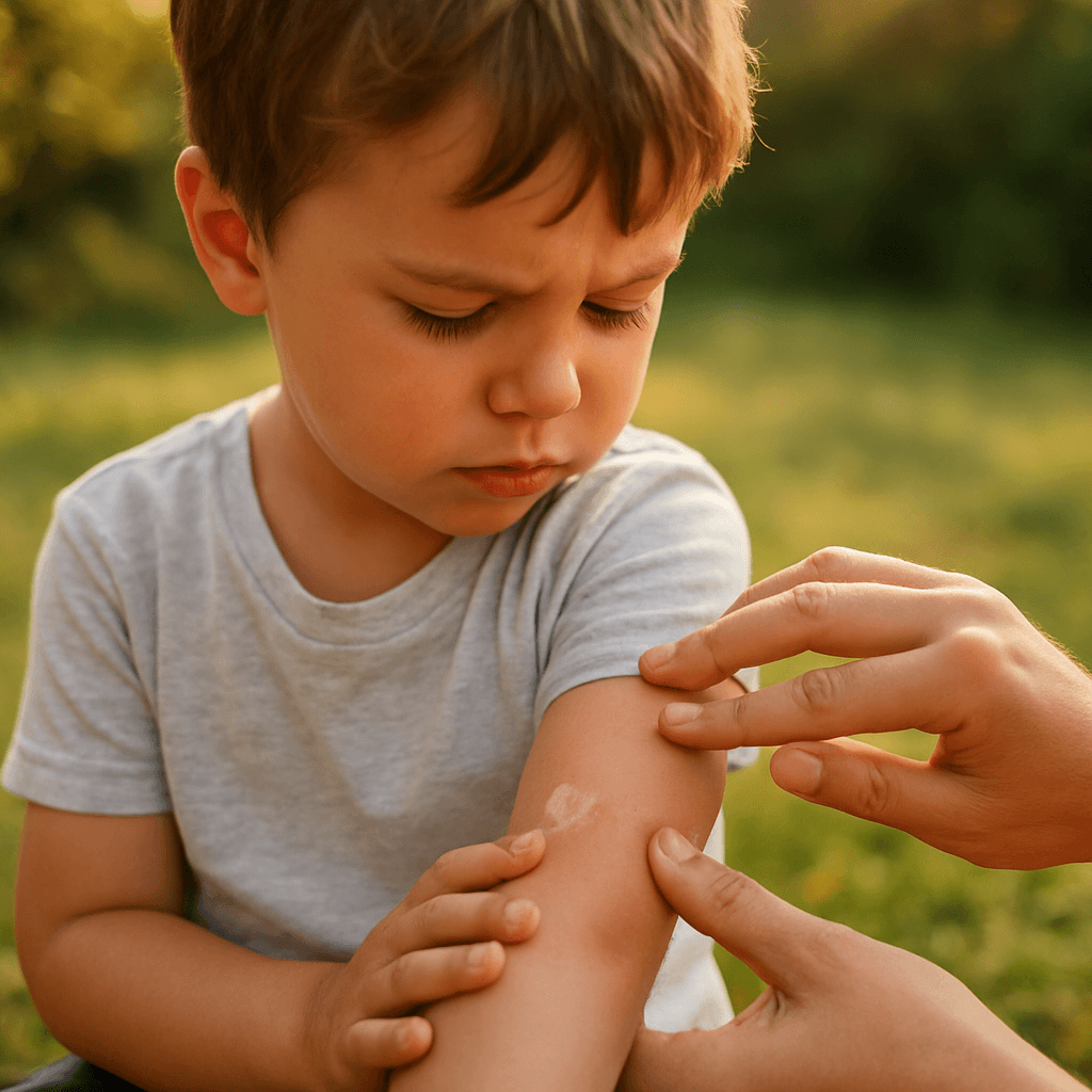 Piqûre de moustique chez l'enfant : apaiser vite les démangeaisons