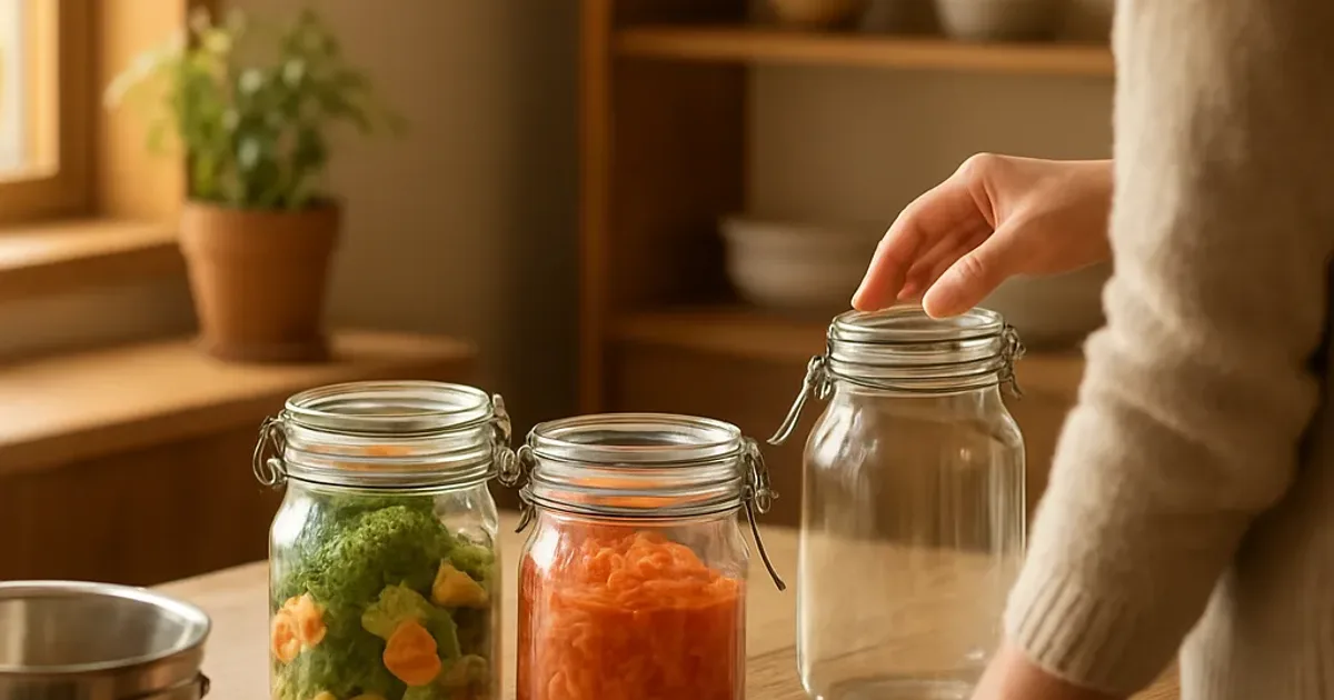 Bocaux sous vide sans machine : méthode simple et durées sûres
