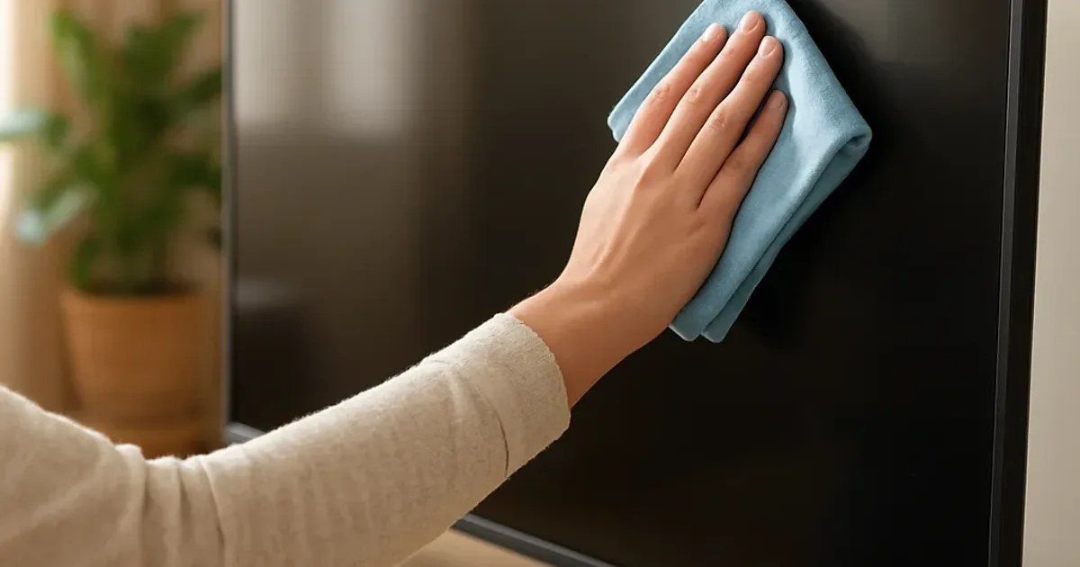 Écran TV : nettoyage sans traces et sans micro-rayures