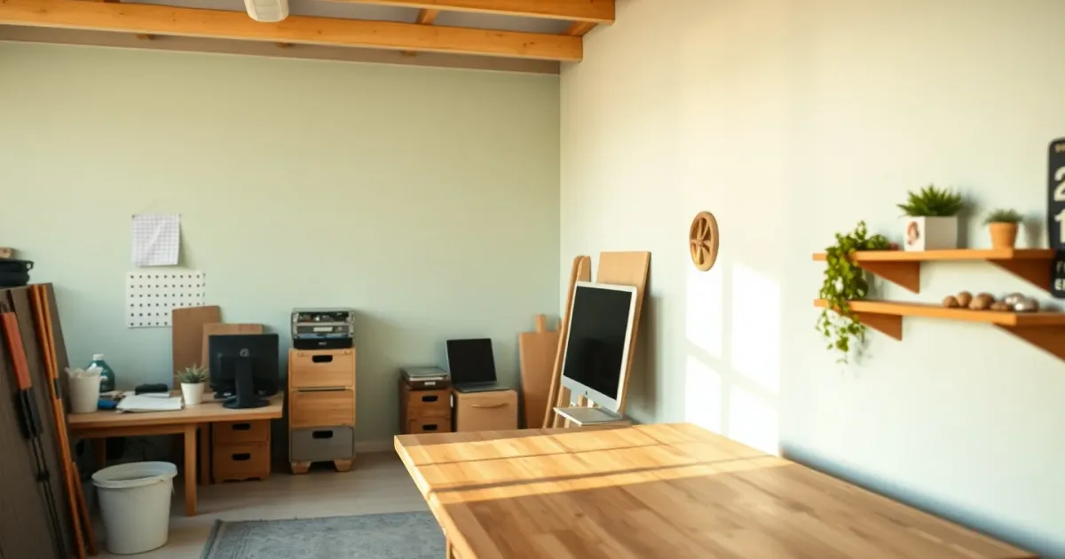 Mur pliant d'atelier : je gagne 1 m² en 1 après-midi
