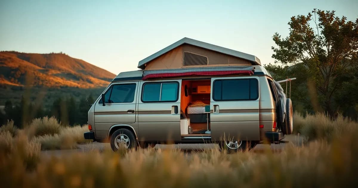 Glamping en van : 7 spots insolites + parking facile