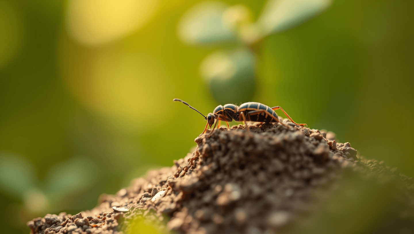 Fourmis au jardin : éliminer un nid sans insecticide