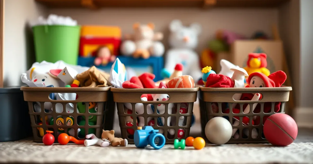 Rotation des jouets : mon plan en 4 boîtes anti-bazar