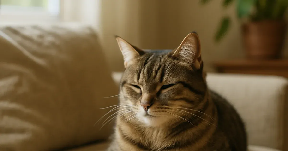 Chats calmes