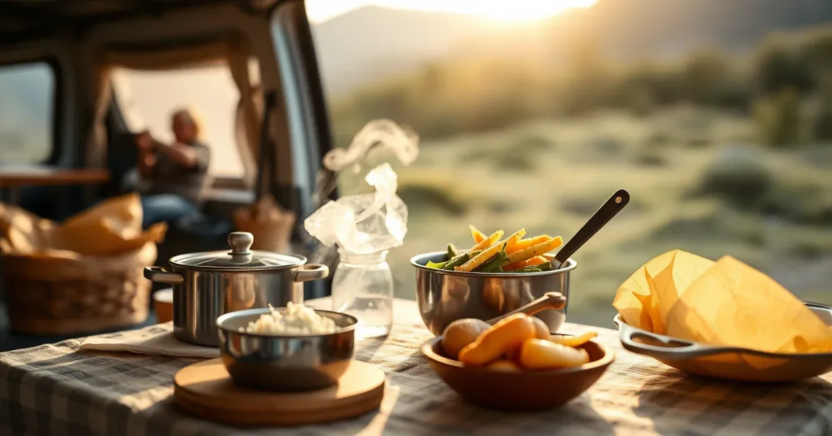 Cuisine au réchaud